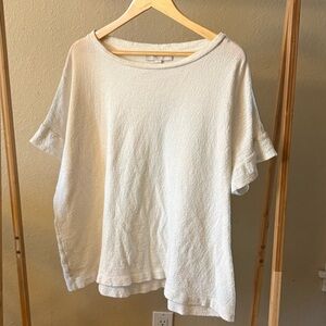 LOFT Plus | 100% Cotton | Textured Blouse | Size 24/26 Plus